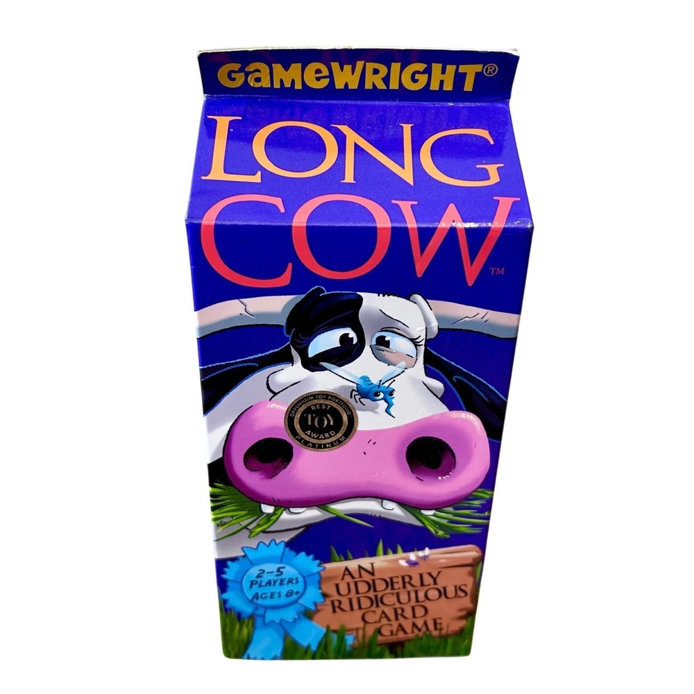 Gamewright Long Cow An Utterly Ridiculous Card Game for Kids Ages 8+ Family New